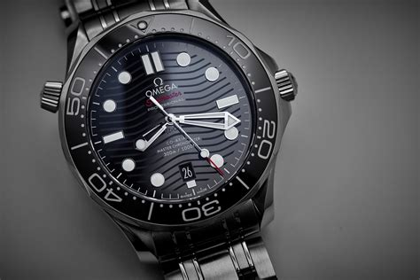 omega seamaster professional black face.